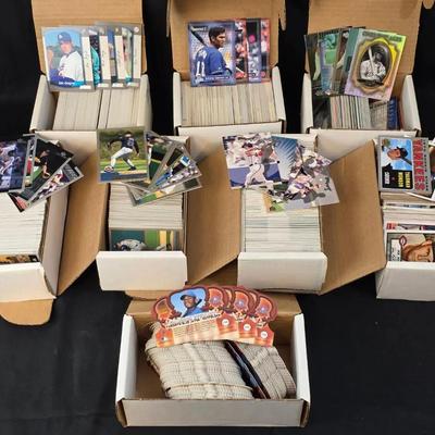 Over 1,700 Cards, Large Collection of Baseball Cards, Mostly Late 1990's and Early 2000's