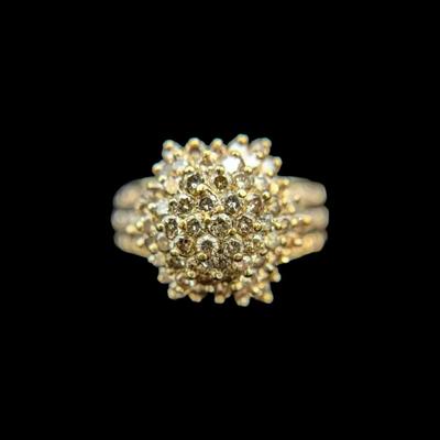 10K Gold Diamond Ring, 3.0 ctw, NAGL #1225522