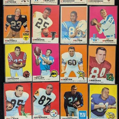 1969 Topps Football Cards