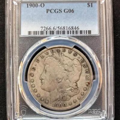 1900 Graded Morgan Silver Dollar