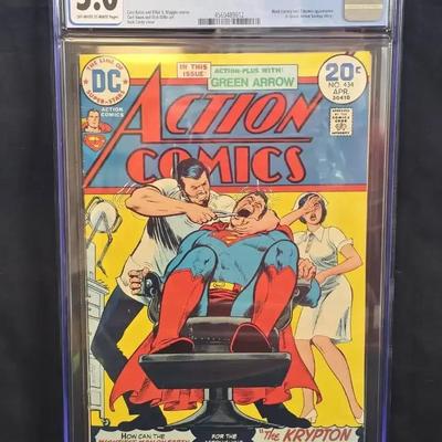 CGC Graded Action Comics, #434 1974 20c