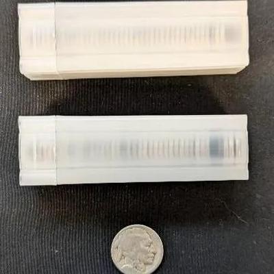 Two Rolls of 40 Buffalo Nickels