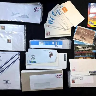Large Amount of Unused/New Pre-Stamped Envelopes & Stamp Collecting Supplies