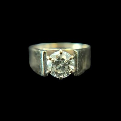 14K White Gold Diamond Ring 1.05ct, NAGL #1103567