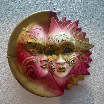 Moon & Sun Venetian Mask