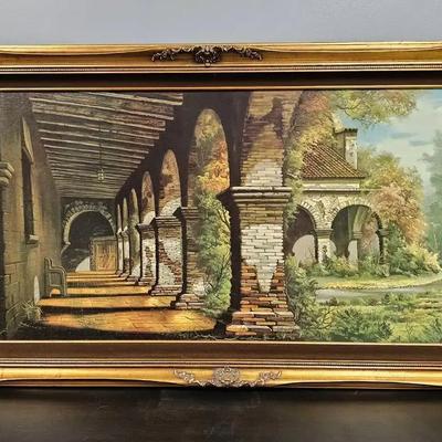 Carl Valente Architectural Landscape Art Print, 32" x 56"