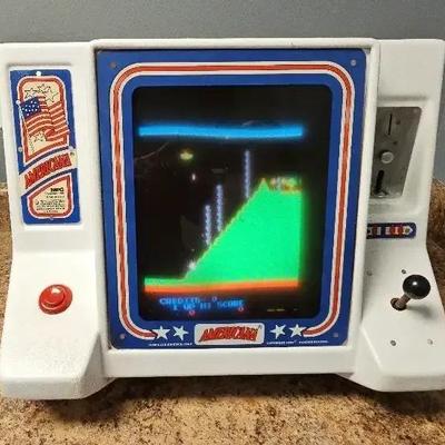 Vintage 1982 Americana “Battle of Atlantis” Coin-Operated Tabletop Arcade Game by Computer Kinetics