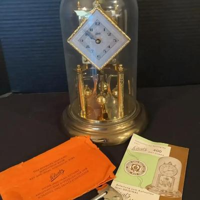 Schatz 400-Day Anniversary Clock with Dome and Key