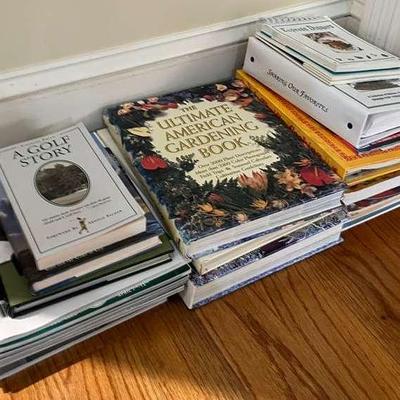 Golf, Gardening & Cooking Books Featuring Masters Tournament Journals