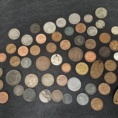 Wide Variety of Vintage & Antique Coins, featuring U.S. and International Pieces