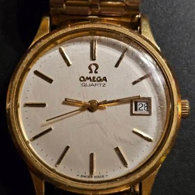 Men’s Omega Quartz Wristwatch, Employee Appreciation Presentation Piece