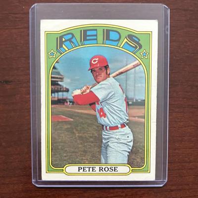 1972 Topps Baseball Card. Pete Rose - Cincinnati Reds. Card #559