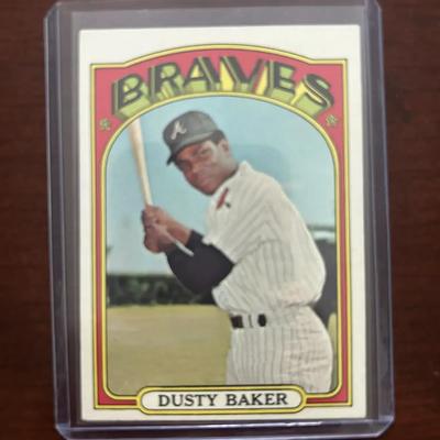 1972 Topps Baseball Card. Dusty Baker - Atlanta Braves. High Number Card #764
