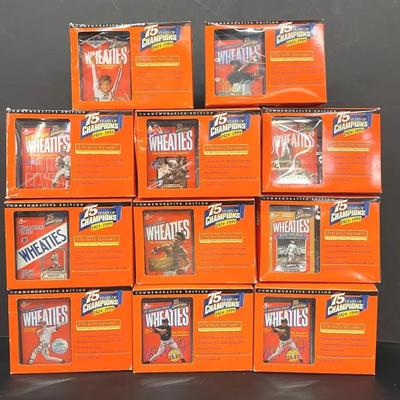 75th Wheaties Collectible 24K Gold Signature Mini Cereal Boxes (11)