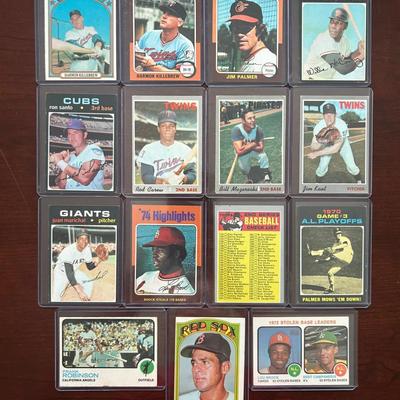 Vintage Topps Baseball Cards. Harmon Killebrew, Frank Robinson,  Willie McCovey, and More