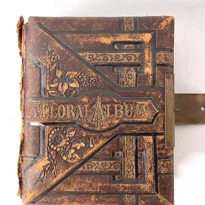 1890’s Tooled Leather Floral Album #2