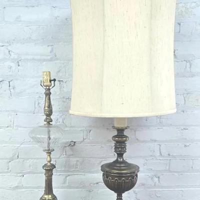 MCM Rembrandt Brass Table Lamp, Including Neoclassical Style Electric Lamp