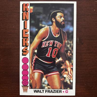 1976 Topps Basketball Card. Walt Frazier. New York Knicks. Card #64