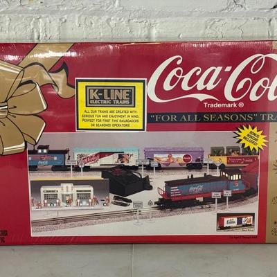 Coca-Cola ‘For All Seasons’ Electronic Train Set By K-LINE, New