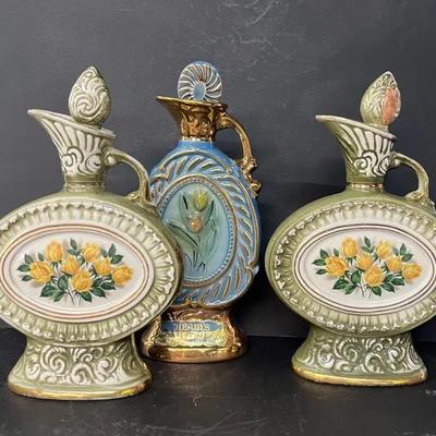 1960s Jim Beam Decorative Whiskey Decanters