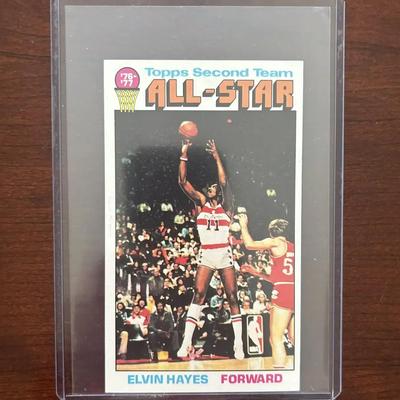 1976 Topps Basketball Card. Elvin Hayes All Star - Washington Bullets. Card #133