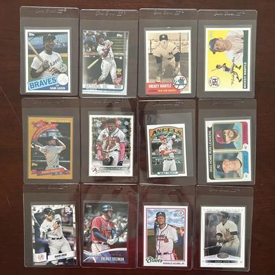 Baseball Greats. Mickey Mantle, Hank Aaron, Aaron Judge, Derek Jeter, Ronald Acuna Jr., and More