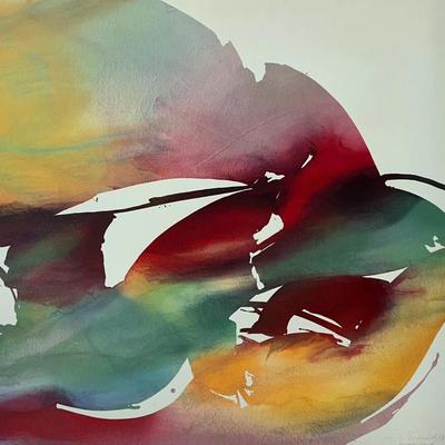 Peter Kitchell Lithograph “Rooster Range,” 1987