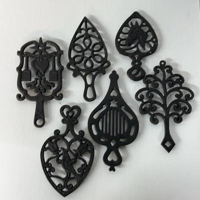 Vintage Cast Iron “Dumb Dutch” Pot Holders