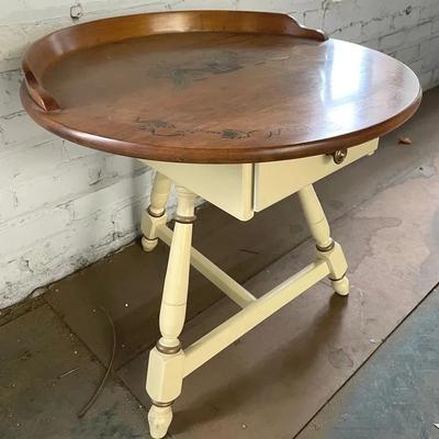 1940’s Heywood Wakefield Stenciled Top End Table
