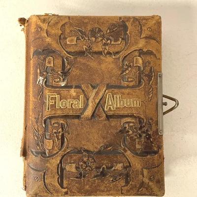 1890’s Tooled Leather Floral Album 