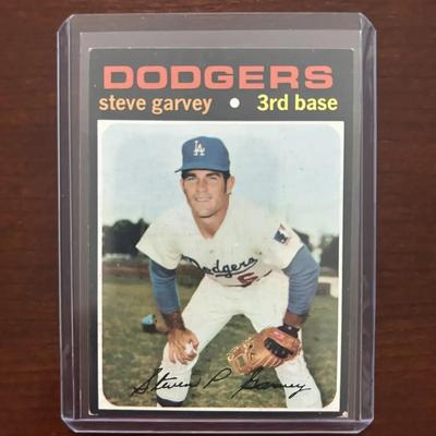 1971 Topps Baseball Card. Steve Garvey Rookie Card - Los Angeles Dodgers. Card #341