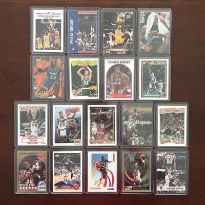 Vintage Basketball Cards. Michael Jordan, Charles Barkley, Larry Bird, and More