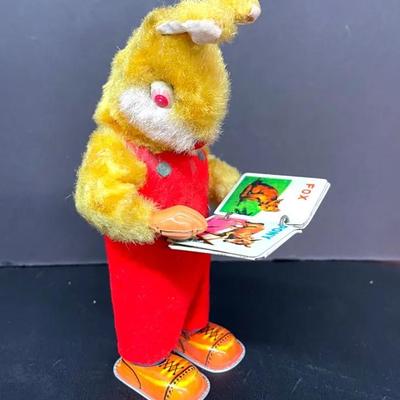 Rare 1940’s ALPS Japan Wind-Up Rabbit Toy