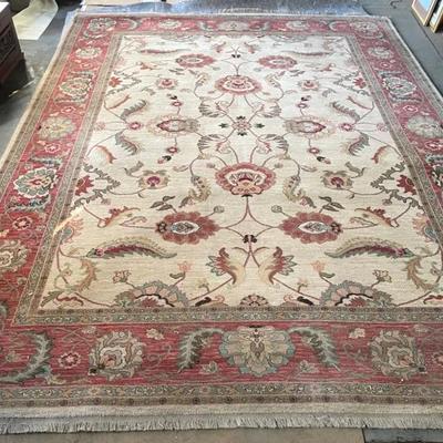 Karastan Large Wool Area Rug From Rug Gallery, Agra Ivory