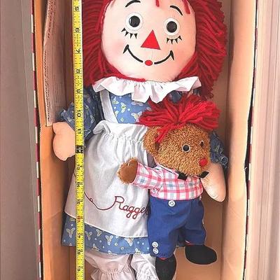 Raggedy Ann And Raggedy Bear Plus Vintage Toys 