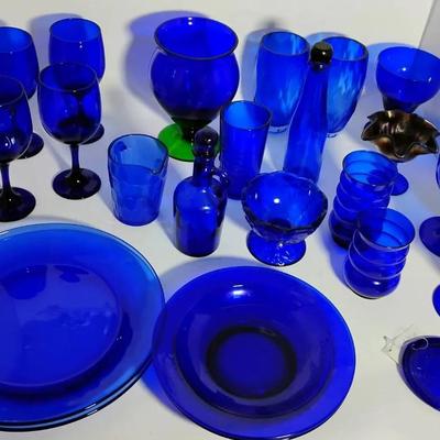 Cobalt Blue Glassware