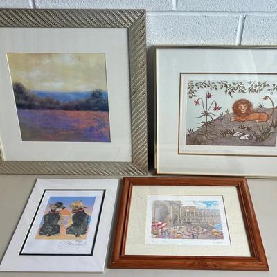 Aida Whedon Original Etching Print “The Lion and the Lily” and More