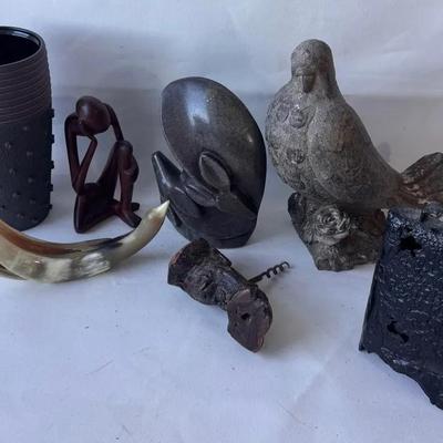 Carved And Hand Wrought Natural Materials 