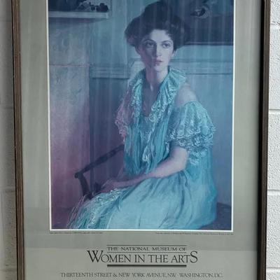 Woman in the Arts 1987 Framed Poster