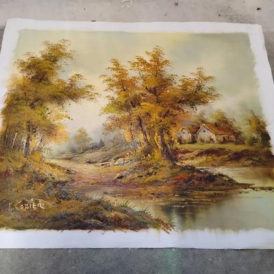 Quaint Cottage Oil Landscapes 