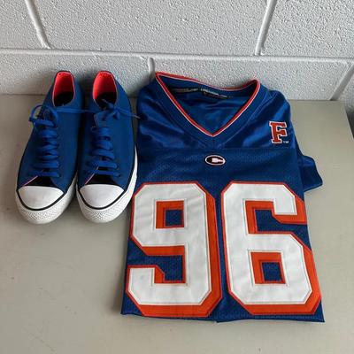 Florida Gators Jersey + Blue Converse 