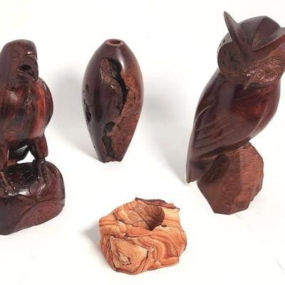 Ironwood Carvings & Sierra Sandstone Candle Holder