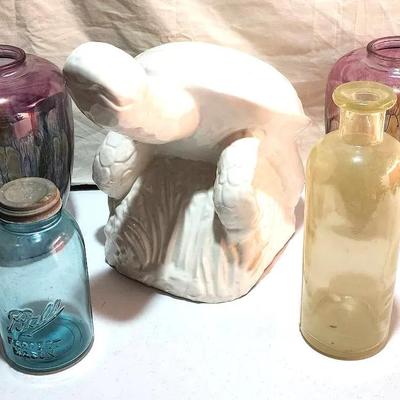 Oversized Ceramic And Glass - Decor Pieces