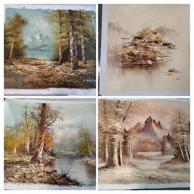 Mountain Vista Oil Landscape Paintings 