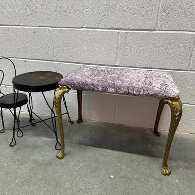 Velvet Table + Mini Table & Chair