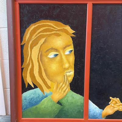 Bogomil Arsov Original painting "The Touch"