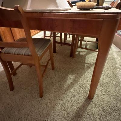 Dining table and chairs