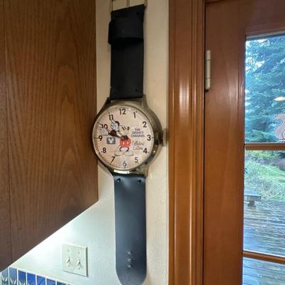 Vintage Mickey Mouse wall clock