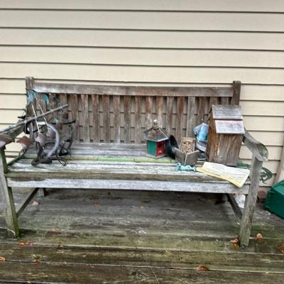 Outdoor bench