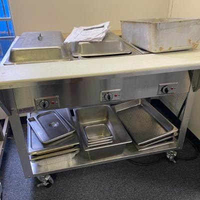 Sale Photo Thumbnail #30: Food Warming and Serving Table, electric